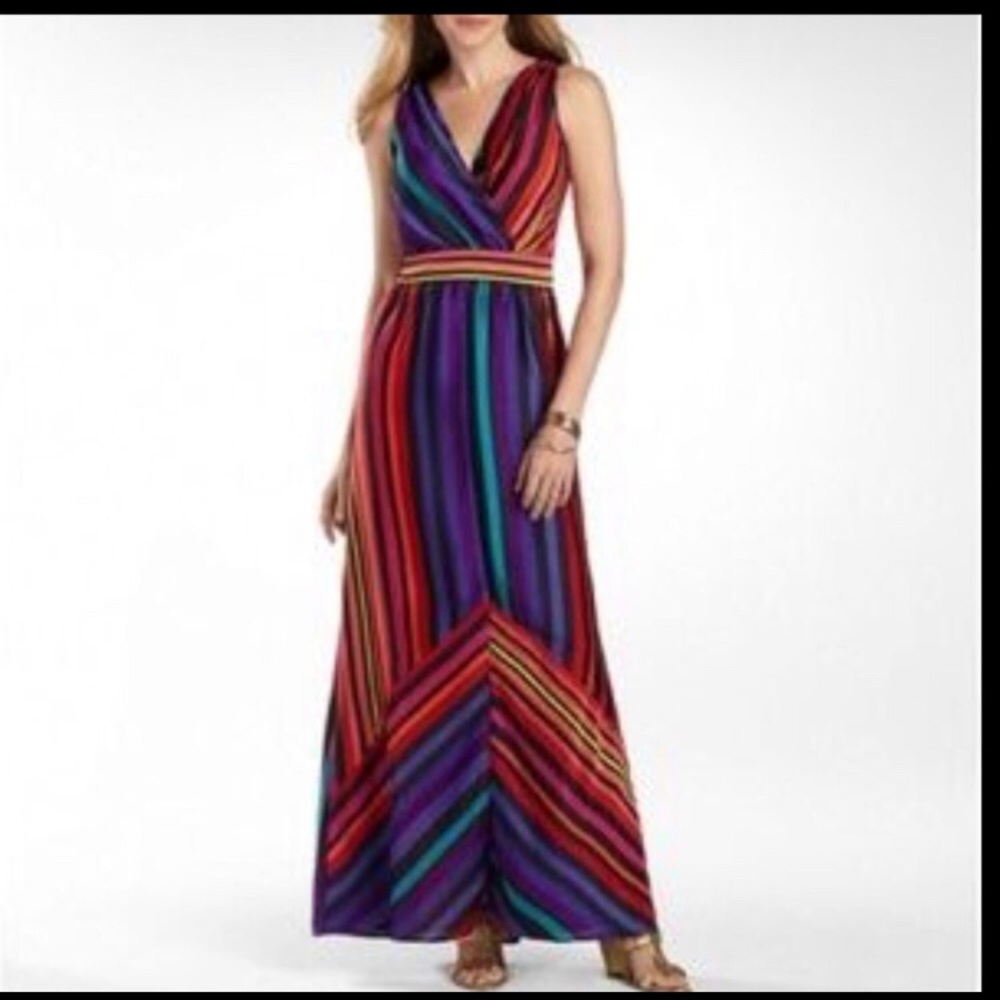 NWT Worthington Radiant Stripe Colorful Mini Dress